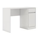 Ver imagem 3 de Mesa Escrivaninha Home Office Quarto Sala Escritorio 1 Porta 1 Gaveta Morada Cor Branco