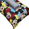Jogo de Cama Portallar Solteiro Malha 100% Algodao Disney Mickey Glasses 2 Pçs Cinza - 3