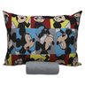 Jogo de Cama Portallar Solteiro Malha 100% Algodao Disney Mickey Glasses 2 Pçs Cinza - 1