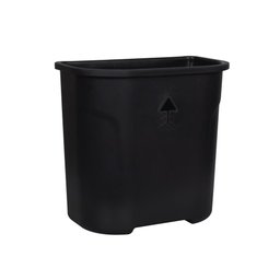 Lixeira Suspensa 8l Preta Mor - 1