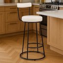 Ver imagem 2 de Banqueta Miami 96cm Couríssimo Branco - Salaone