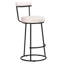 Ver imagem 1 de Banqueta Miami 96cm Couríssimo Branco - Salaone