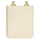 Ver imagem 1 de Assento Sanitário Soft Close Square Shell para Vaso Incepa com Ferragem Dourada