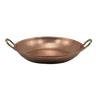 Paella Paeja Em Cobre Puro N01 Com Alças Liga De Bronze 26cm - 1