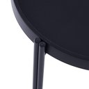 Ver imagem 3 de Mesa de Apoio Redonda Enjoy Rivatti 50 Cm (largura) Tampo Polipropileno Preto Base em Aço Preto