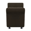 Ver imagem 3 de Recamier Bau Egeo 120x Suede Marrom - Bandiera Decor