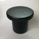 Ver imagem 5 de Kit 3 Ganchos Parede Pendurador Redondo Alumínio Resistente - Preto