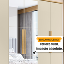 Ver imagem 4 de Guarda-Roupa Casal com 6 Portas com Espelho e 4 Gavetas Internas com Maleiro Canadá Cinza/Cinamomo/Grafite