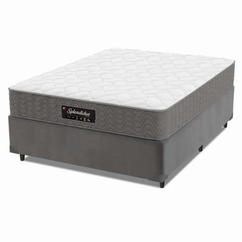 Cama Box Desmontável Colchão Queen Molas Ensacadas Splendido Munhoz