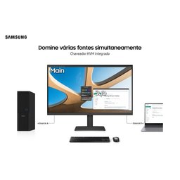 Monitor Viewfinity S6 Samsung, 27", Ethernet, Hdmi, Display Port, Usb, 100hz, 5ms - Ls27d600alxzd - 2 Monitor Viewfinity S6 Samsung, 27", Ethernet, Hdmi, Display Port, Usb, 100hz, 5ms - Ls27d600alxzd - 2