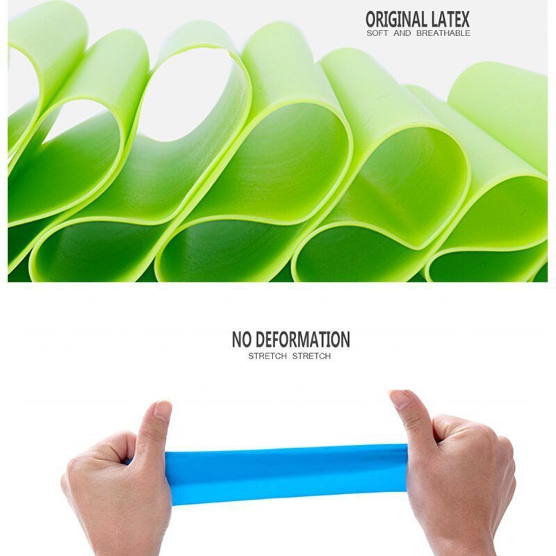 Faixa Elástica Fisioterapia Academia Thera Band Para Exercícios Multifuncionais 1,5 metro Espessura - 8