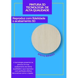 Home Suspenso Requinte 2.2 Ripado com LED Off White - Gelius Móveis - 5