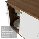 Ver imagem 7 de Balcão de Cozinha 70 cm 2 Portas (sem Tampo) Rustic/Branco Vik Madesa