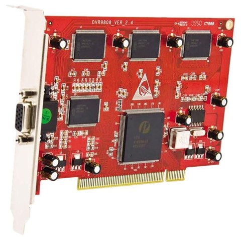Kit Placa Dvr Seykon Pci Sk-9808 8 Canais Real Time