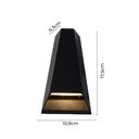 Ver imagem 3 de Arandela de Parede Led Mid Retangular Facho Duplo Aberto e Fechado Externo 3000k 10w Bivolt 17,5x10,