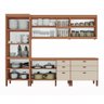 Cozinha Completa Modulada Jessica 100% MDF com 2 Balcões Independentes 10 Portas e 6 Gavetas Tuboarte - 2