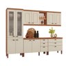 Cozinha Completa Modulada Jessica 100% MDF com 2 Balcões Independentes 10 Portas e 6 Gavetas Tuboarte - 4