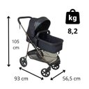 Ver imagem 2 de Carrinho Bebê Napoli de 0 a 15 Kg - Galzerano