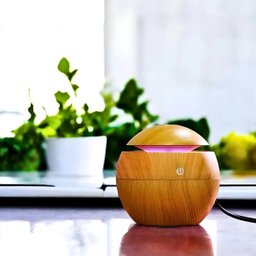 Mini Umidificador de Ar Ultrasonic Portátil com Led - 9