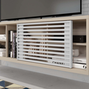 Ver imagem 4 de Rack Suspenso para TV até 55 Polegadas 136cm em BP Porta Ripada Multiverso