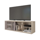 Ver imagem 5 de Rack Suspenso para TV até 55 Polegadas 136cm BP Porta Ripada Multiverso Bege