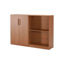 Ver imagem 3 de Livreiro Multiuso Flex 2 Portas Sala Escritório Home Office Cozinha Despensa ou Lavanderia - Nature