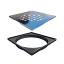 Ver imagem 1 de Grelha Quadrada Novii 150mm Polida - Ralo Linear