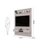 Ver imagem 7 de Painel com Bancada para Tv até 65 Polegadas Ripado Dj Móveis Trento 183 Bali
