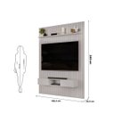 Ver imagem 6 de Painel com Bancada para Tv até 65 Polegadas Ripado Dj Móveis Trento 183 Bali