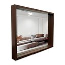 Ver imagem 1 de Espelho Decorativo com Moldura Moderna Tacolado Madeira 30 X 50cm