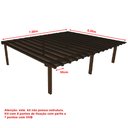 Ver imagem 4 de Cobertura Policarbonato Alveolar 7,00m x 6,00m - Bronze 4mm