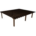 Ver imagem 5 de Cobertura Policarbonato Alveolar 7,00m x 6,00m - Bronze 4mm