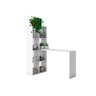 Bancada Ilha Cozinha Balcão BRV BMU138 c/ 8 Nichos 100cm Branco - BRV - 4
