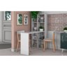 Bancada Ilha Cozinha Balcão BRV BMU138 c/ 8 Nichos 100cm Branco - BRV - 5
