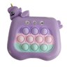 Pop It Interativo Mini Game Unicornio 4 Modos Som Luzes Relaxante Sensorial Anti Estresse Fidget por - 4