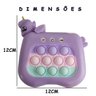 Pop It Interativo Mini Game Unicornio 4 Modos Som Luzes Relaxante Sensorial Anti Estresse Fidget por - 3