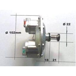 Válvula de gás - aquecedores de passagem- universal - Similar tbk GN E GLP Komeco valvula de gas 1,5 - 3