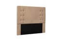 Ver imagem 2 de Cabeceira Solteiro Suede 90cm Gênova Bege