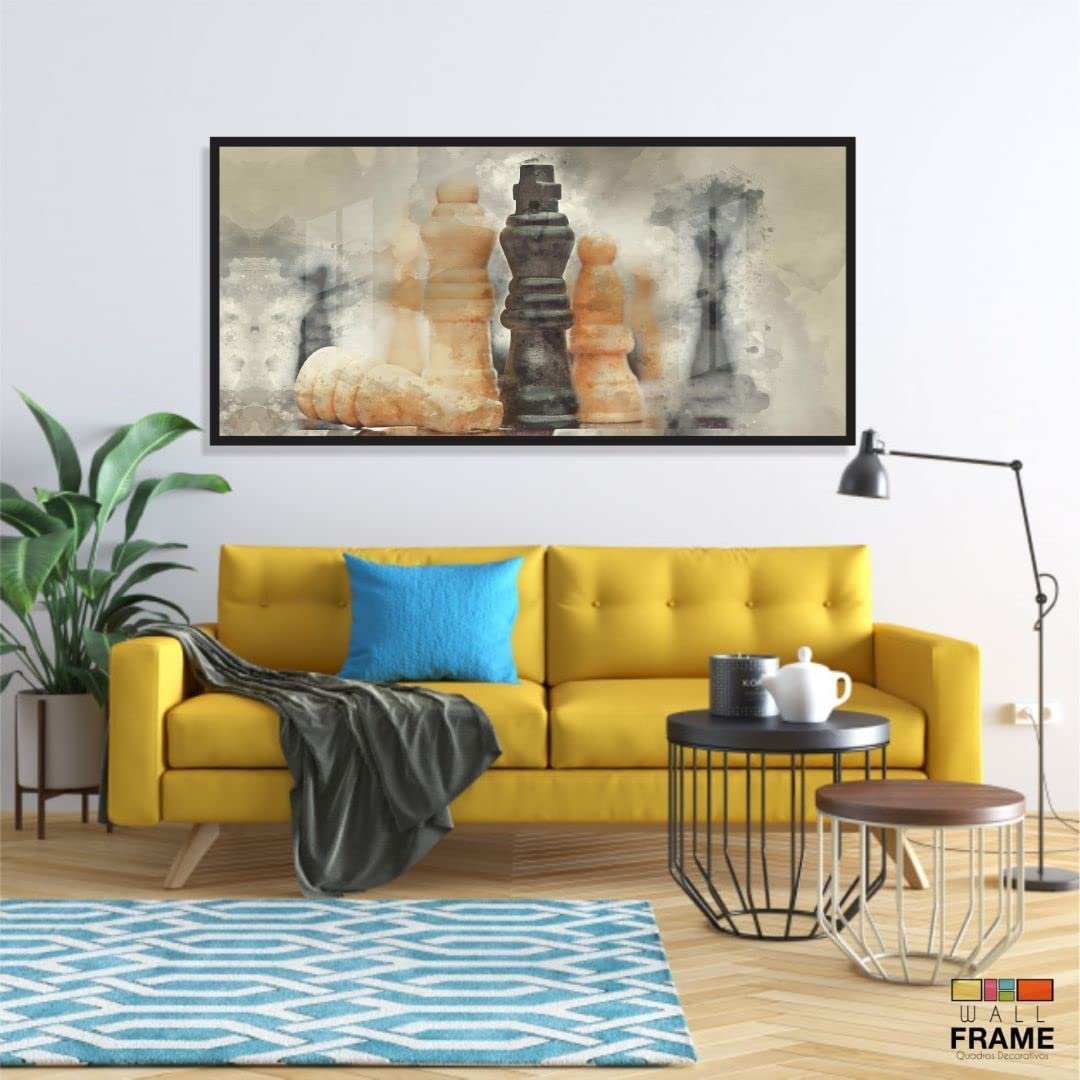 quadro decorativo Xadrez para sala, quartos e escritórios