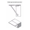 Ver imagem 7 de Armário Aéreo Multiuso Geladeira Lux 70cm 100% Mdf 01 Porta Basculante Branco - Abmaza