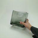Ver imagem 4 de Vaso Decorativo Enfeite Retangular Home&co Vidro 16x11x16cm Fumê