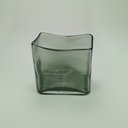 Ver imagem 2 de Vaso Decorativo Enfeite Retangular Home&co Vidro 16x11x16cm Fumê