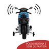 Mini Moto Elétrica Infantil Importway Bmw S1000 Rr Azul e Branco com Rodinhas - 7