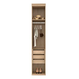 Módulo 45cm 1 Porta de Espelho com Gavetas  - 3