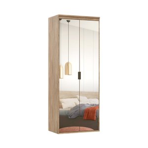 Módulo 900mm 2 Portas Espelhadas 3 Gavetas 