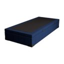 Ver imagem 2 de Box Bau Blindado Suede- Solteiro 88x198x38 - Novo:azul