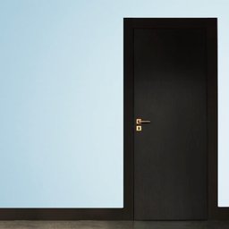 Folha de Porta Madeira Laqueada 210x92cm Lisa Casablanca - 2 Folha de Porta Madeira Laqueada 210x92cm Lisa Casablanca - 2