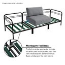 Ver imagem 6 de Sofá Living Modular Industrial 3 Lugares Basileia 340cm Yescasa Veludo Tx Cinza Grafite