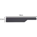 Ver imagem 3 de Puxador Esquerdo para Móveis 18cm Cinza Aço Carbono Organize