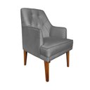 Ver imagem 2 de Kit 4 Cadeiras Paris + 2 Paris Retro Suede Cinza Dominic Decor